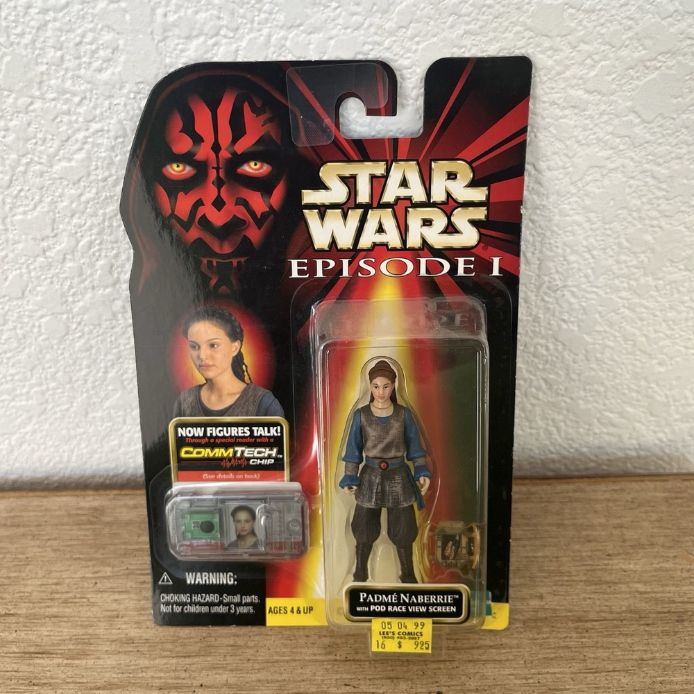 Star Wars Episode I Padmé Naberrie Action Figure w/Commtech Chip 1998 Hasbro